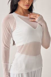 Blusa Tule Cosmos