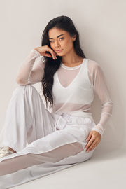 Blusa Tule Cosmos