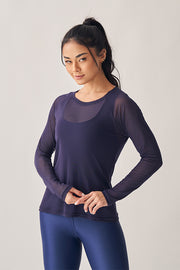 Blusa Tule Cosmos