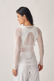 Blusa Tule Cosmos