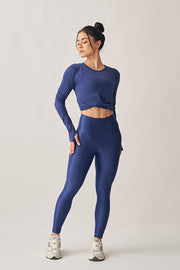 Blusa Cropped Torsão ML Cosmos