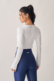 Blusa Cropped Torsão ML Cosmos