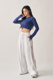 Blusa Cropped Torsão ML Cosmos