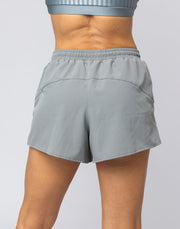 Shorts Fitness 2 em 1 Lago com Forro Interno